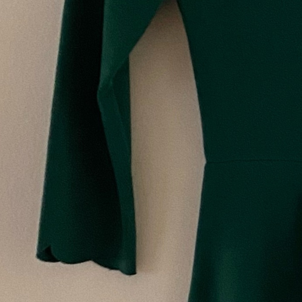 Lulu's Green Long Sleeve Dress with flared cut - Picture 5 of 5